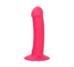 Luxe Touch Sensitive Rechargeable Silicone Vibrator Waterproof Pink 6.5 Inch
